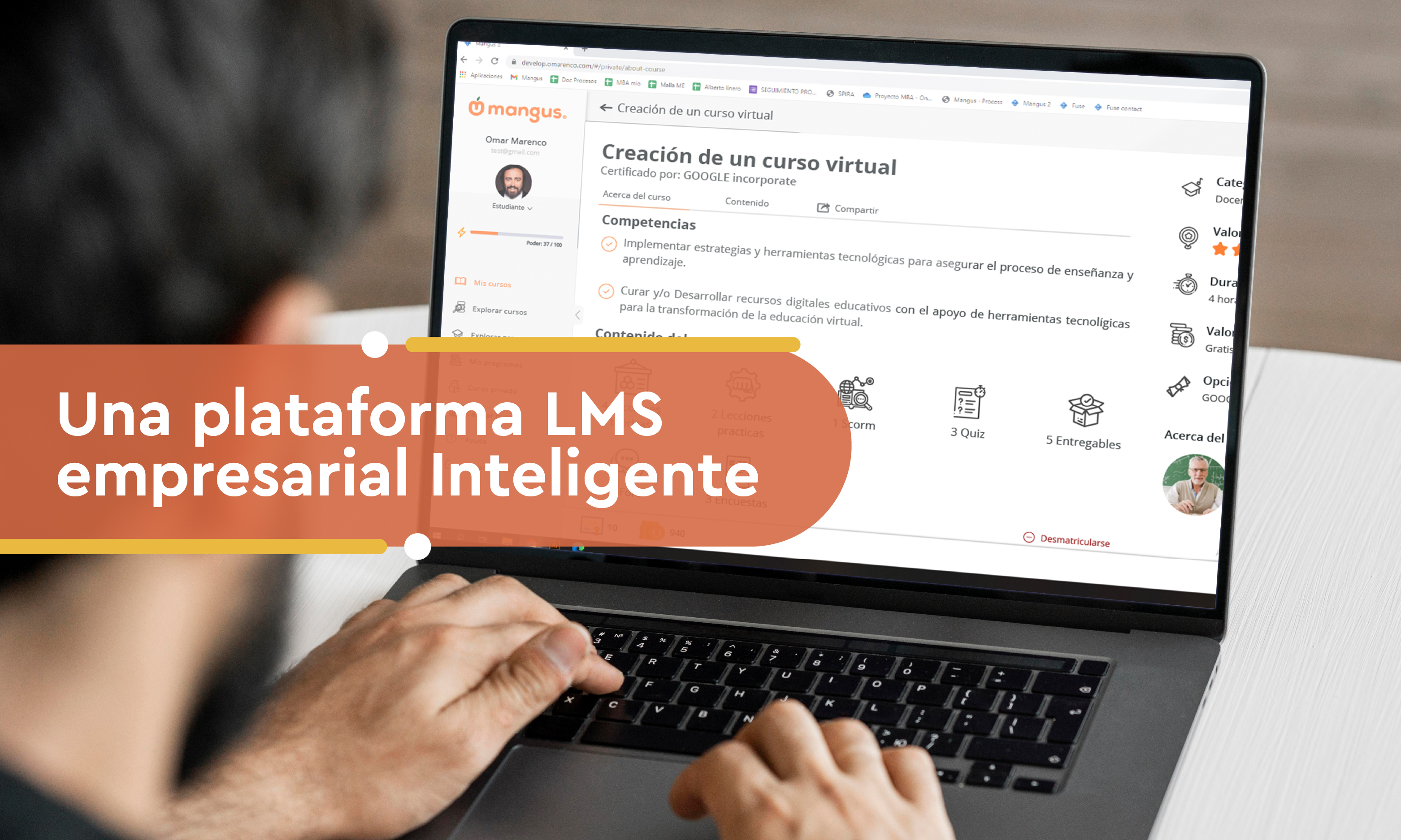 Una plataforma LMS empresarial Inteligente 